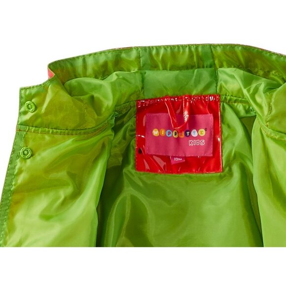 Wippette Baby Girls Coat Watermelon Raincoat Red Hooded Jacket Size 12 Months - Picture 6 of 7